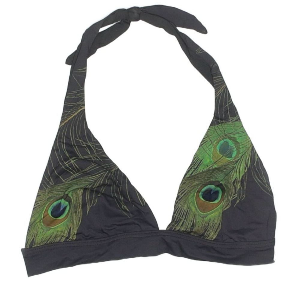 Jete Peacock Feather Swim Top